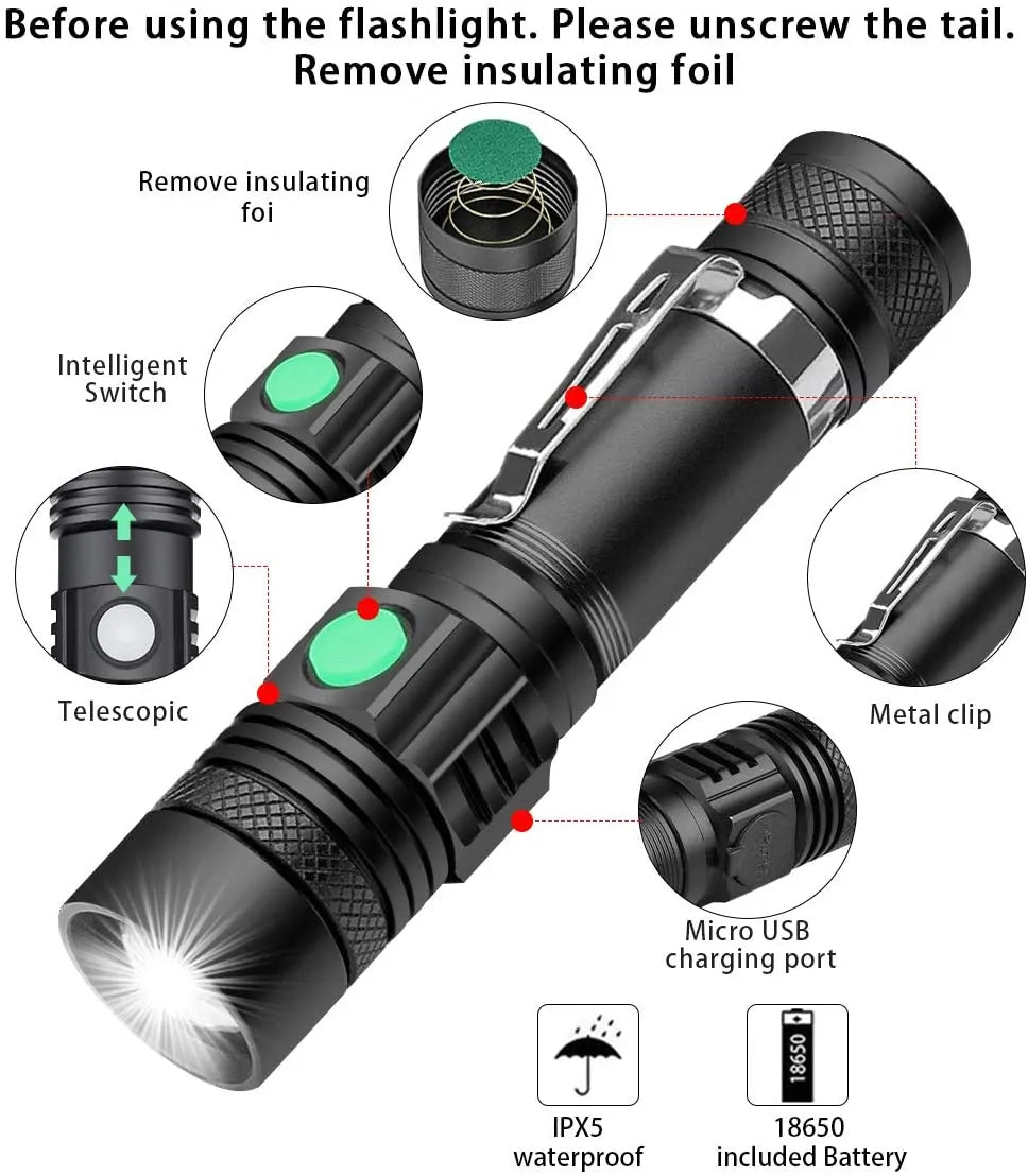 UltraBright Rechargeable Torch